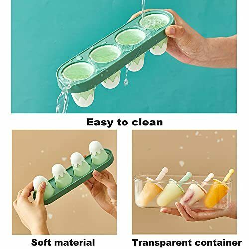 WIBIMEN Popsicle Mold for Toddlers Small Homemade Resusable Silicone BPA-Free... - Fresh Stock Dated February 2026