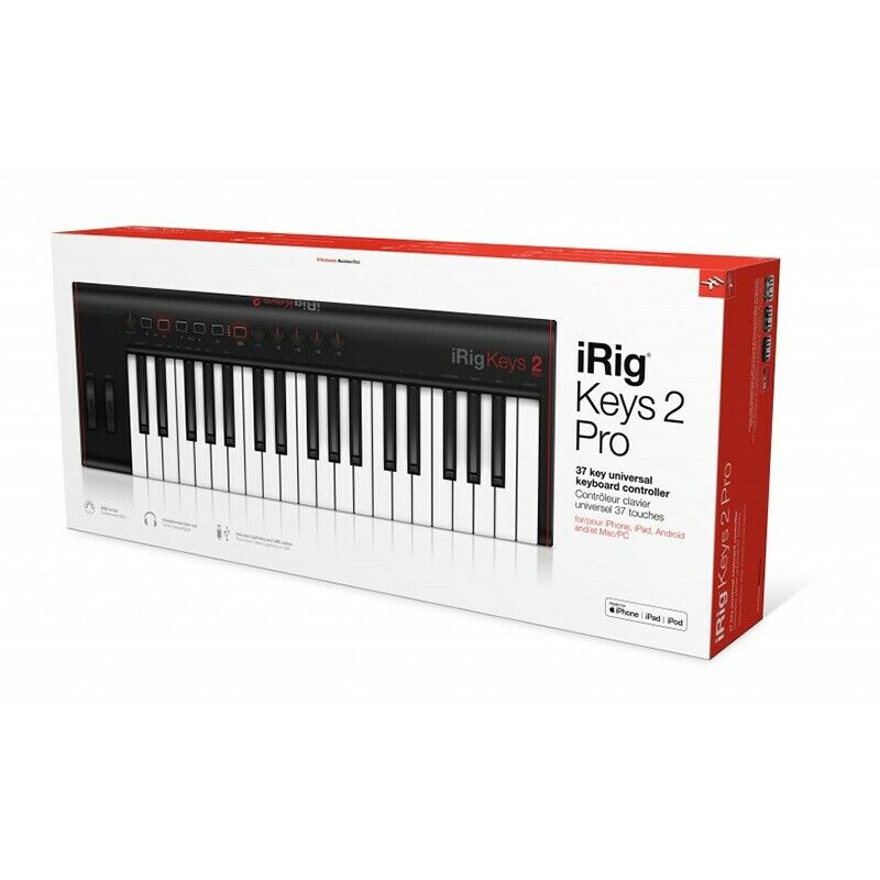 IK Multimedia iRig Keys 2 Pro 37-Key MIDI Controller Keyboard - Fresh Stock Dated December 2025