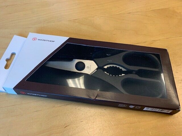Wusthof Come-Apart Kitchen Shears - Black 1049594907 in retail box - Fresh Stock Dated January 2026