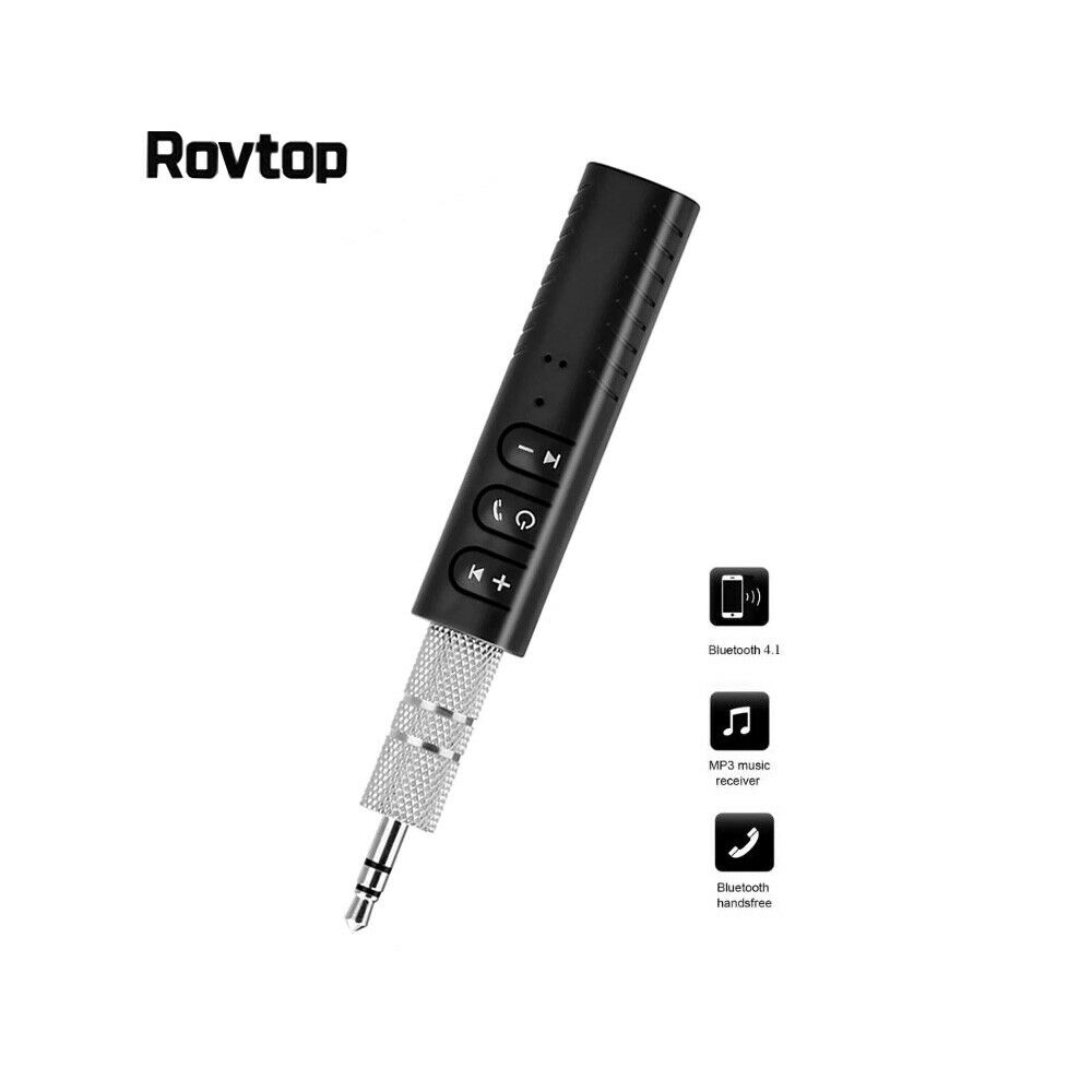 Bluetooth Stereo Audio Receiver Handsfree 3.5mm AUX Amplifier Headphones Adapter - Fresh Stock Dated December 2025