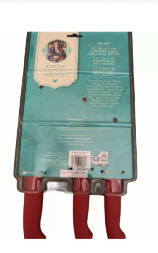 Pioneer Woman Blooming Bouquet 3-Piece Stainless Steel Knife Set - Fresh Stock Dated January 2026