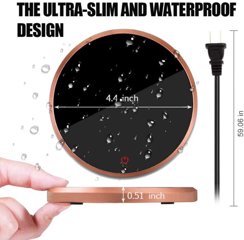 Coffee Mug Warmer -18Watt Auto Shut Off Cup Warmer for Home Office Desk - Fresh Stock Dated February 2026