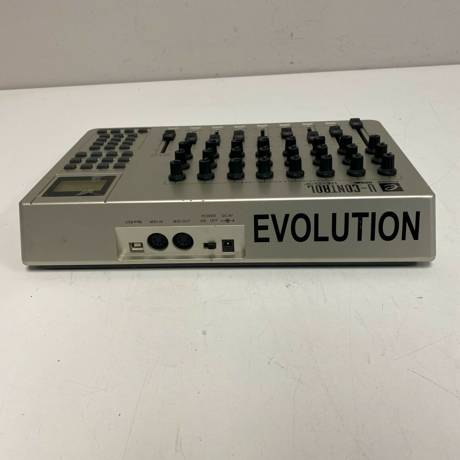 Evolution U-Control UC-33 USB & MIDI Mixer DAW Controller UNIT ONLY TESTED - Fresh Stock Dated December 2025