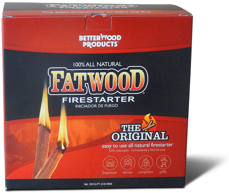 Better Wood Products Fatwood Firestarter Box, 5-Pounds - Fresh Stock Dated January 2026