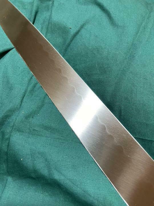 Honyaki Yanagi blade shaku, 30 cm sword sword sword sword ebony pattern - Fresh Stock Dated January 2026