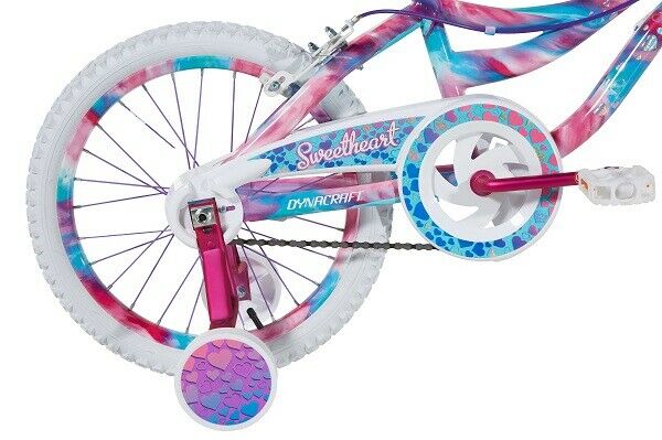 Dynacraft 18 Inch Girls Sweetheart Bike with Dipped Paint Effect, Pink/Blue - Fresh Stock Dated January 2026