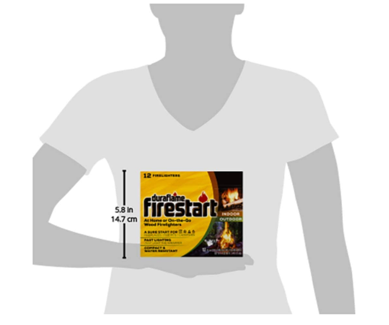 DURAFLAME 4841 FIRESTART 12 PACK FIRE LOG STARTER FIRELIGHTER WOODSTOVE FASTSHIP - Fresh Stock Dated December 2025