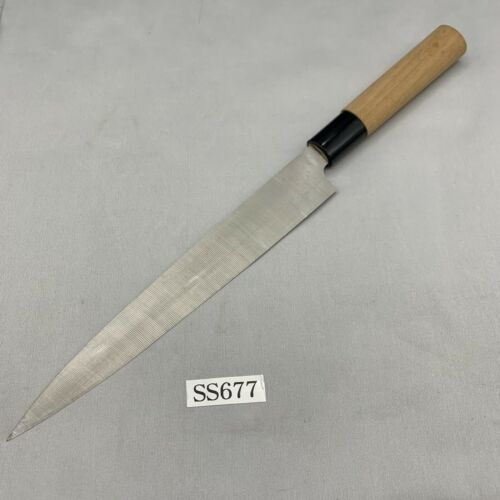 <Unused> Japanese Chef's Kitchen Knife 堺貞守 Sashimi 200/330 From Japan SS677 - Fresh Stock Dated January 2026