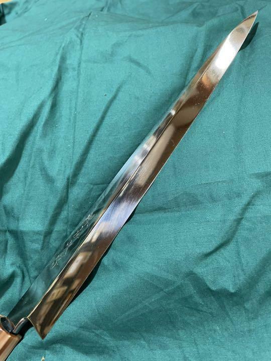 Honyaki Yanagi blade shaku, 30 cm sword sword sword sword ebony pattern - Fresh Stock Dated January 2026