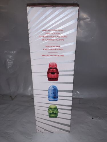 William-Sonoma Star Wars Ice Pop  Molds, New Sealed - Fresh Stock Dated February 2026