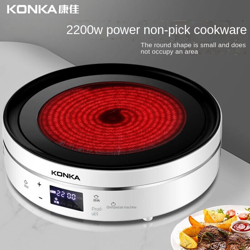 Electric Portable Ceramic Stove Cooker Pot Tea Stove Infrared Wave Heat Kitchen - Fresh Stock Dated February 2026