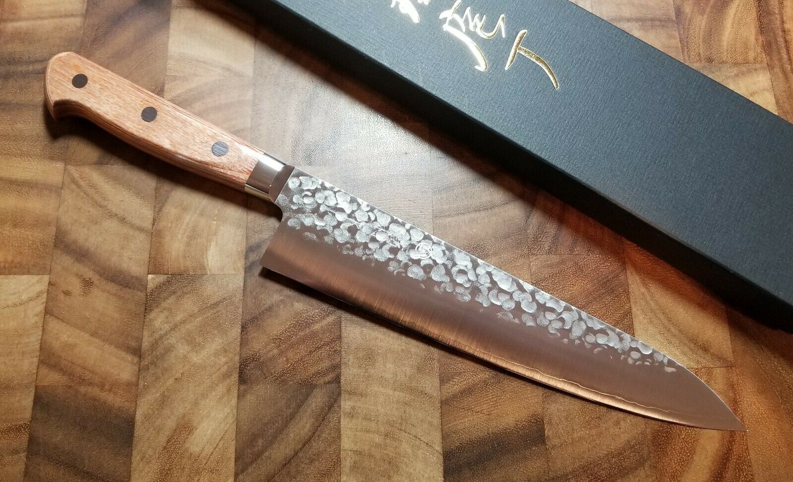 Takamura Tsuchime 210mm Gyuto - Chromax High Carbon Steel - Stainless Clad - Fresh Stock Dated January 2026
