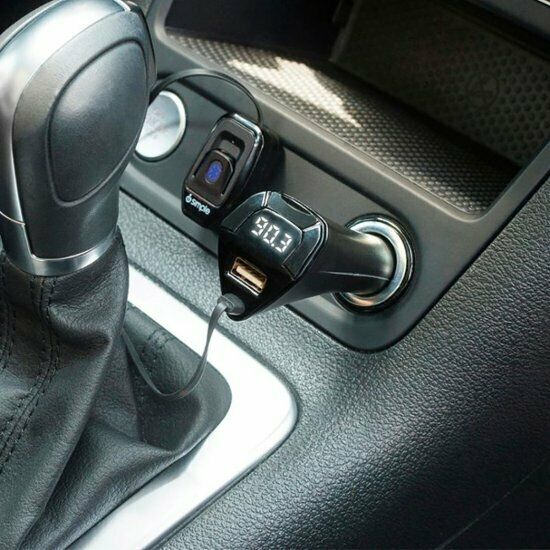 iSimple Bluetooth Car Wireless Bluetooth FM Transmitter with Siri | SHIPS FREE - Fresh Stock Dated January 2026