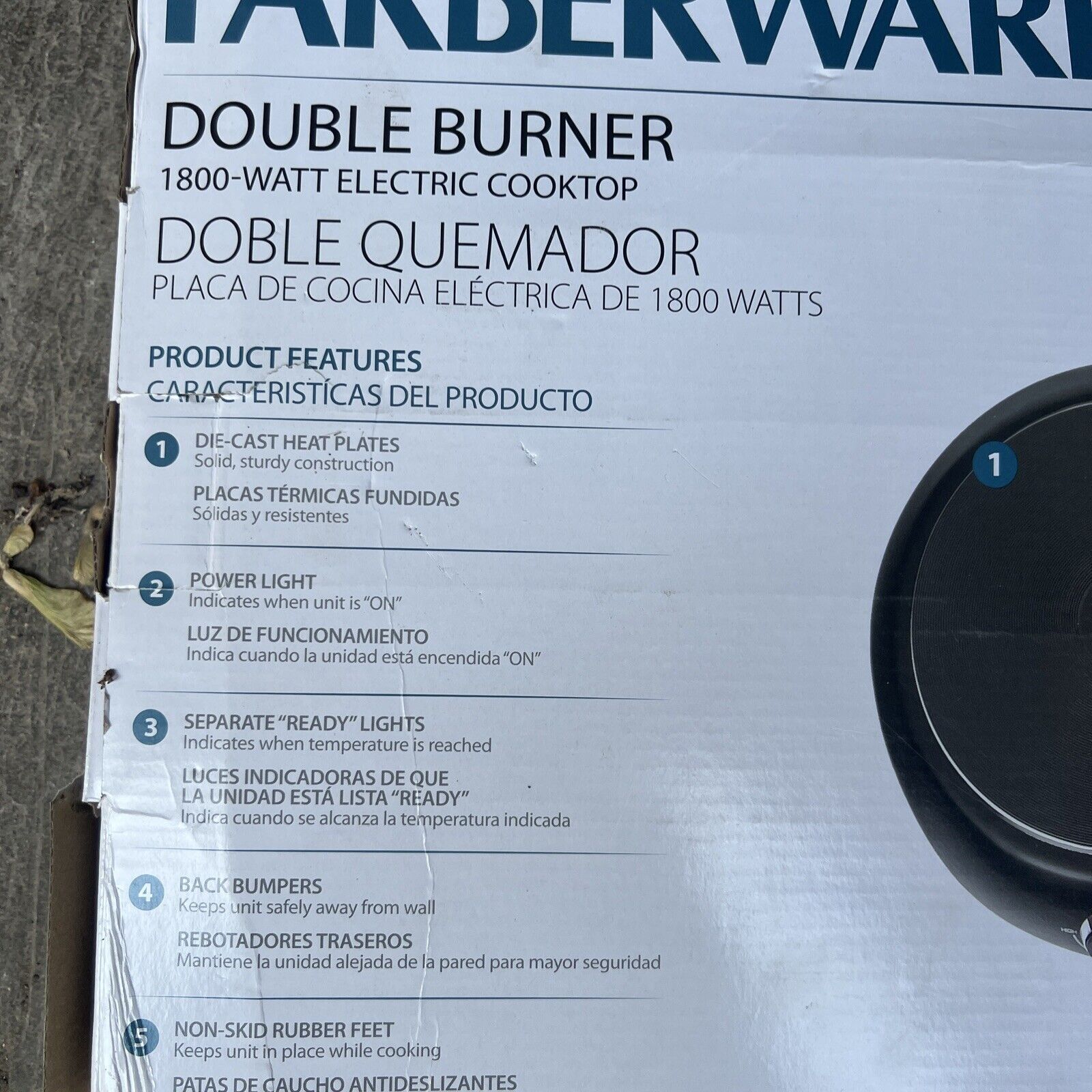 Farberware Double Burner 1800 Watt Electric Cook Top Brand New Never Used - Fresh Stock Dated February 2026
