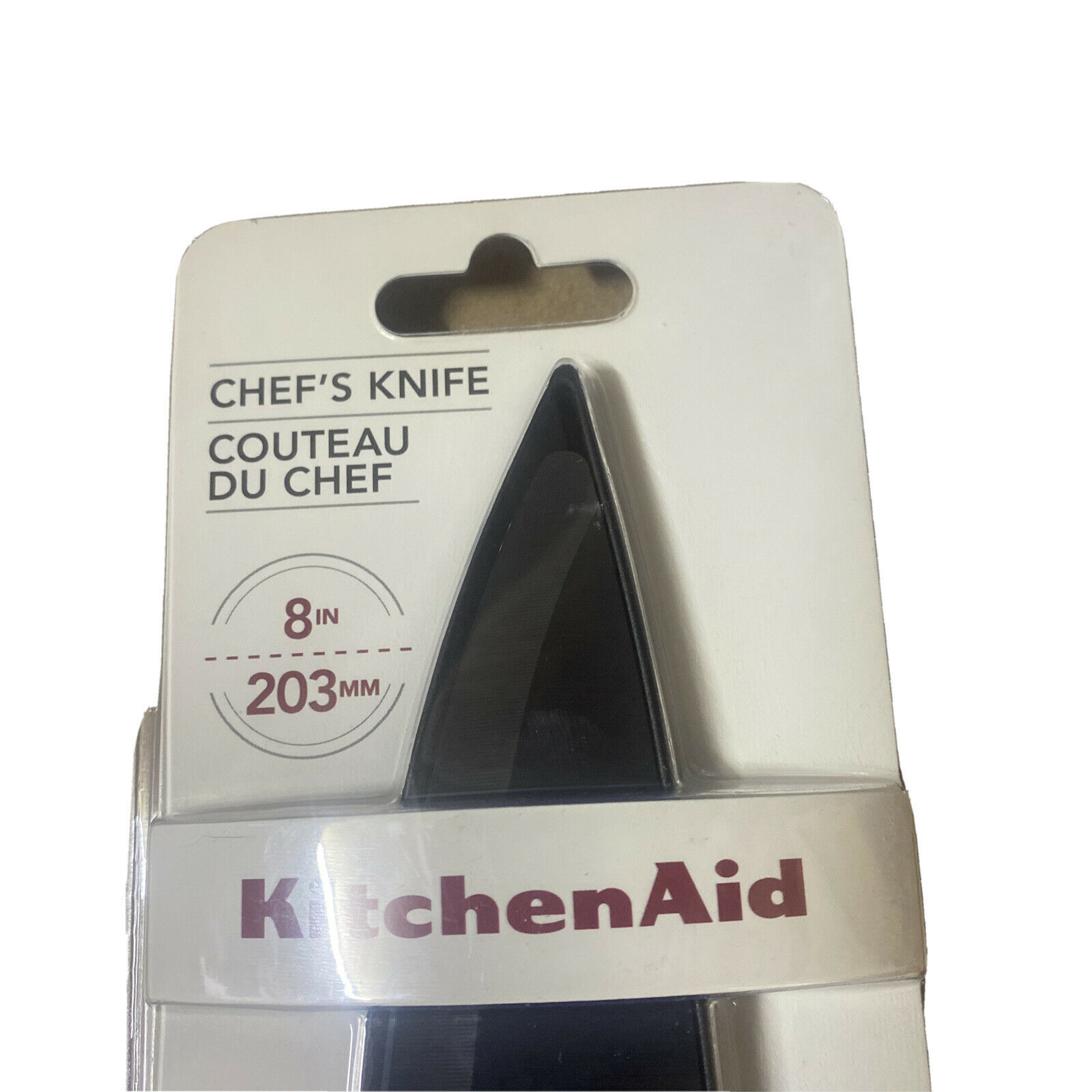 New KitchenAid Black 8 Inch Ceramic Stays Sharp 10 x Longer Chef's Knife - Fresh Stock Dated February 2026