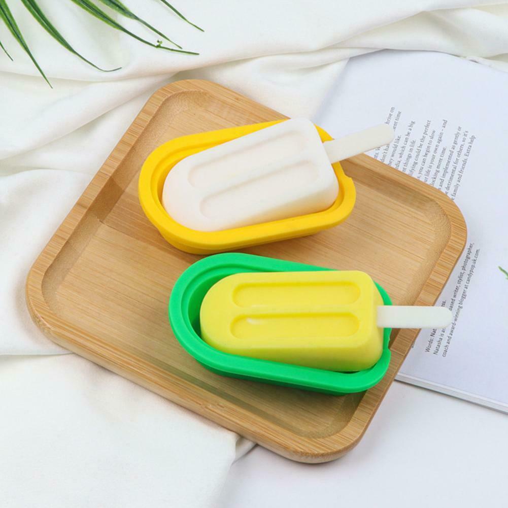 Silicone Ice Cream Molds With Lids Sticks Whiskey DIY Mould Tool - Fresh Stock Dated February 2026