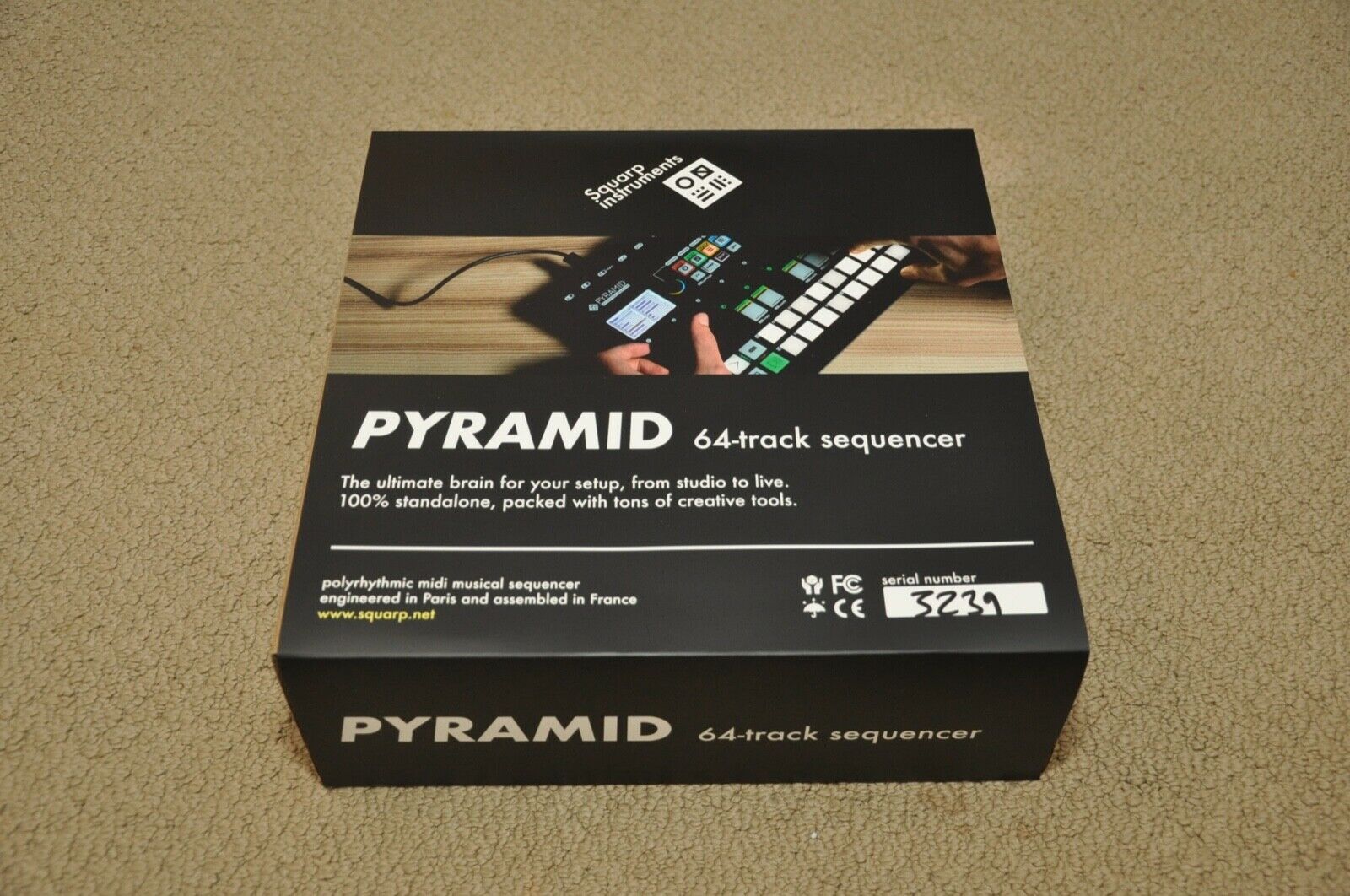 Squarp Pyramid Sequencer (less than an hour of usage) - Fresh Stock Dated December 2025
