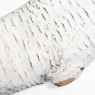 6pcs Stackable Decorative Realistic Flame Large Ceramic Wood Birch Firepit Logs - Fresh Stock Dated December 2025