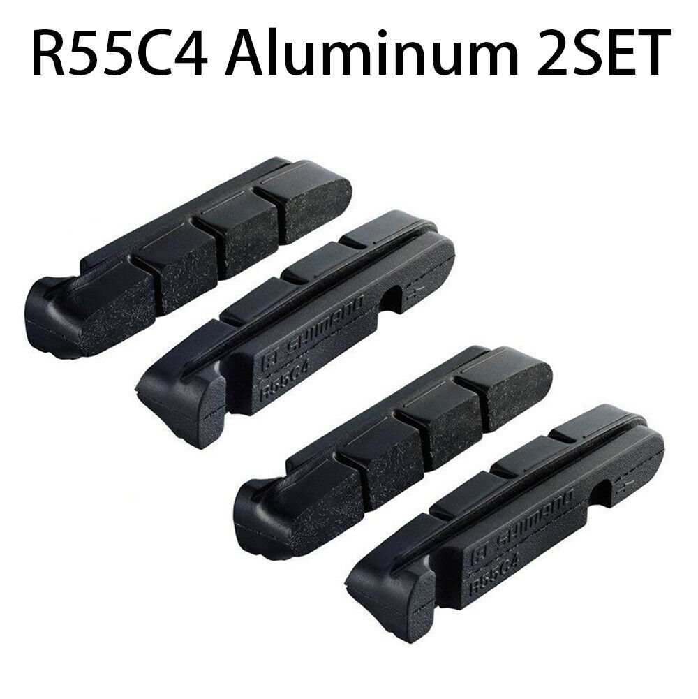 SHIMANO R55C4 DURACE ULTEGRA 105 ROAD BIKE BRAKE PADS (2 Pairs) - Fresh Stock Dated December 2025