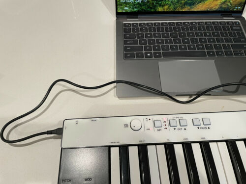 IK Multimedia iRig Keys Pro 37-Key MIDI Controller Keyboard with Cables - Fresh Stock Dated December 2025