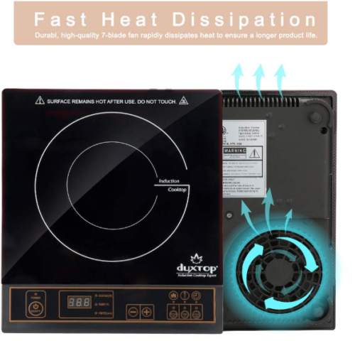 Encimera Electrica Induccion Hornilla Estufa Quemador Pequeña Cocina Portatil - Fresh Stock Dated February 2026