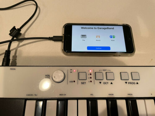 IK Multimedia iRig Keys Pro 37-Key MIDI Controller Keyboard with Cables - Fresh Stock Dated December 2025