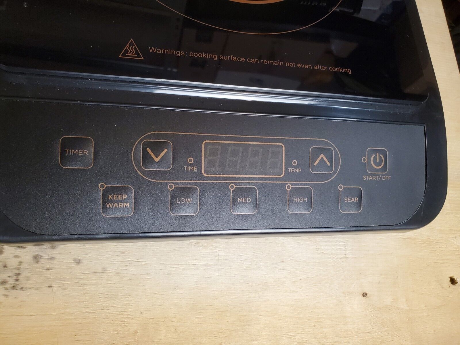 Copper Chef Induction Cooktop 1300 Watts KC16067-00300 Black RV Van Camper NWOB - Fresh Stock Dated February 2026