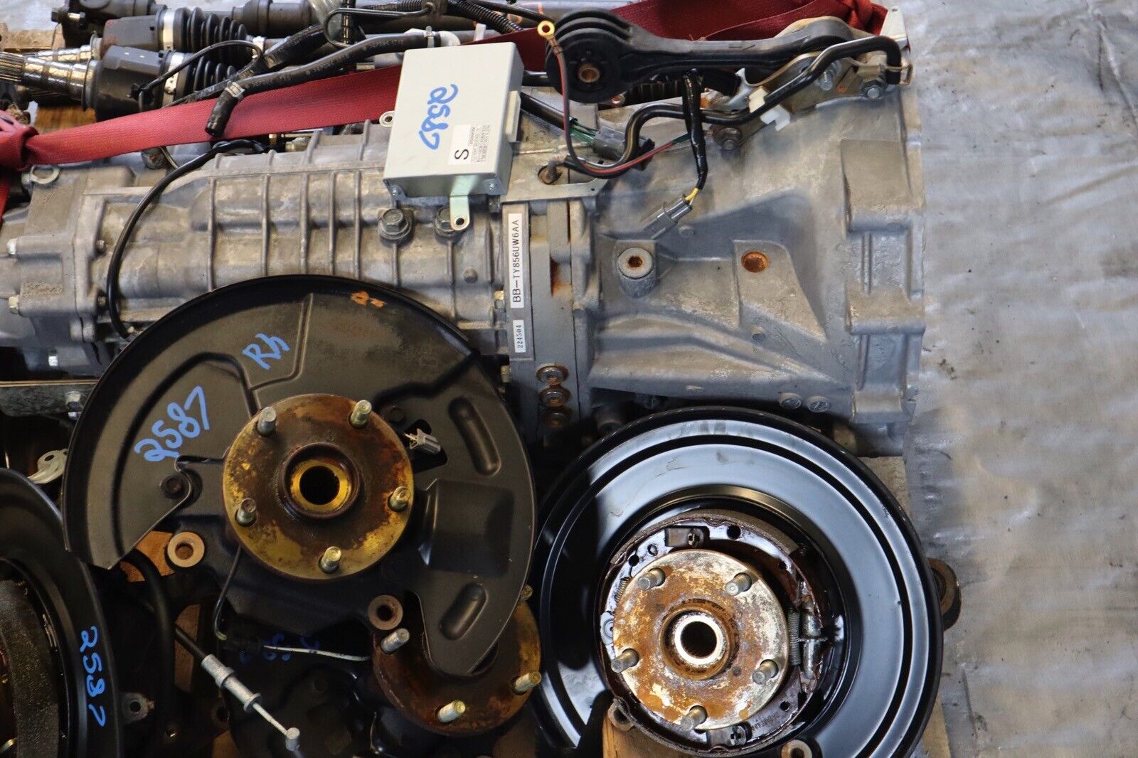 2018 SUBARU WRX STI EJ257 OEM 6 SPEED TRANSMISSION SWAP TY856UW6AA 26,489 MILES - Fresh Stock Dated December 2025