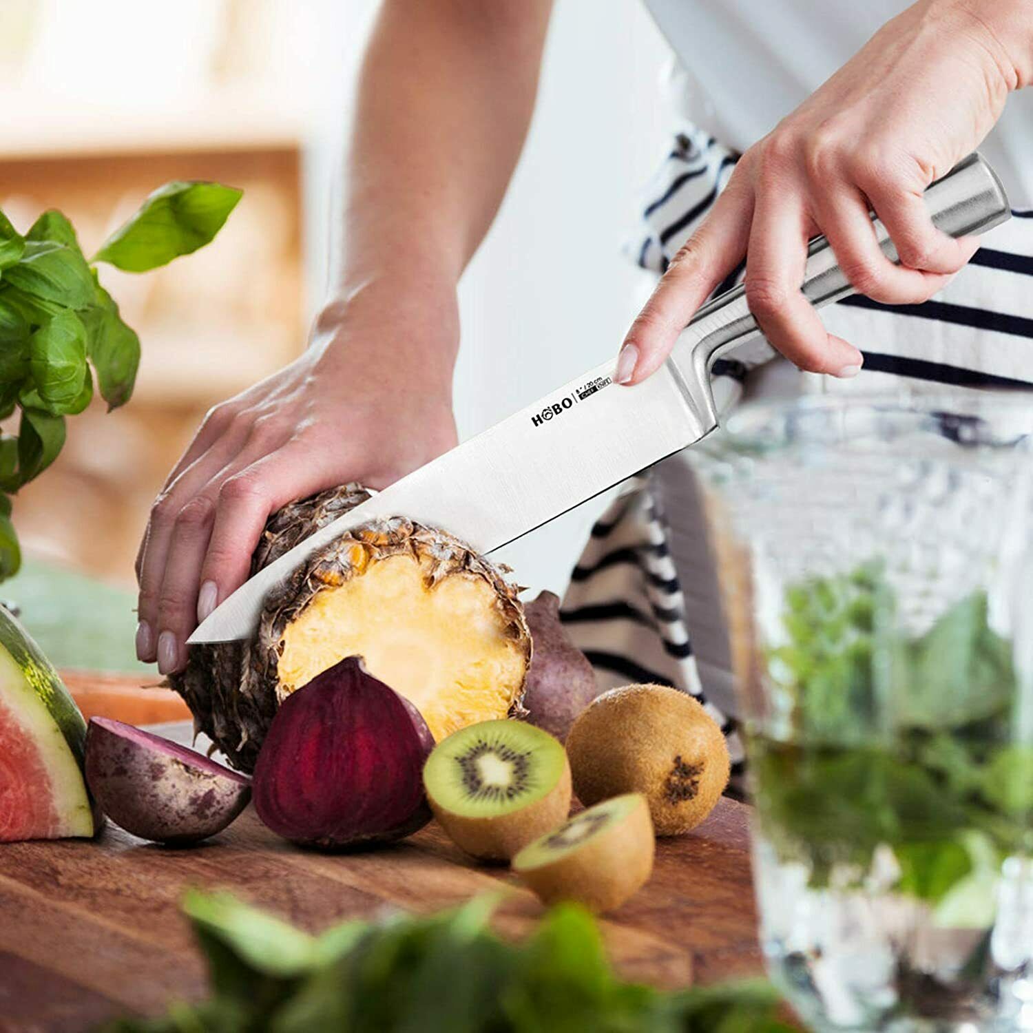 5Pcs kitchen knife set Professional Stainless Steel Cutlery Kitchen Chef Knife - Fresh Stock Dated January 2026