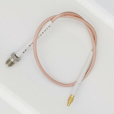 MMCX Male (Plug) to SMA Female (Jack) RG316/U Coaxial Cable Assembly, 12 inch - Fresh Stock Dated December 2025