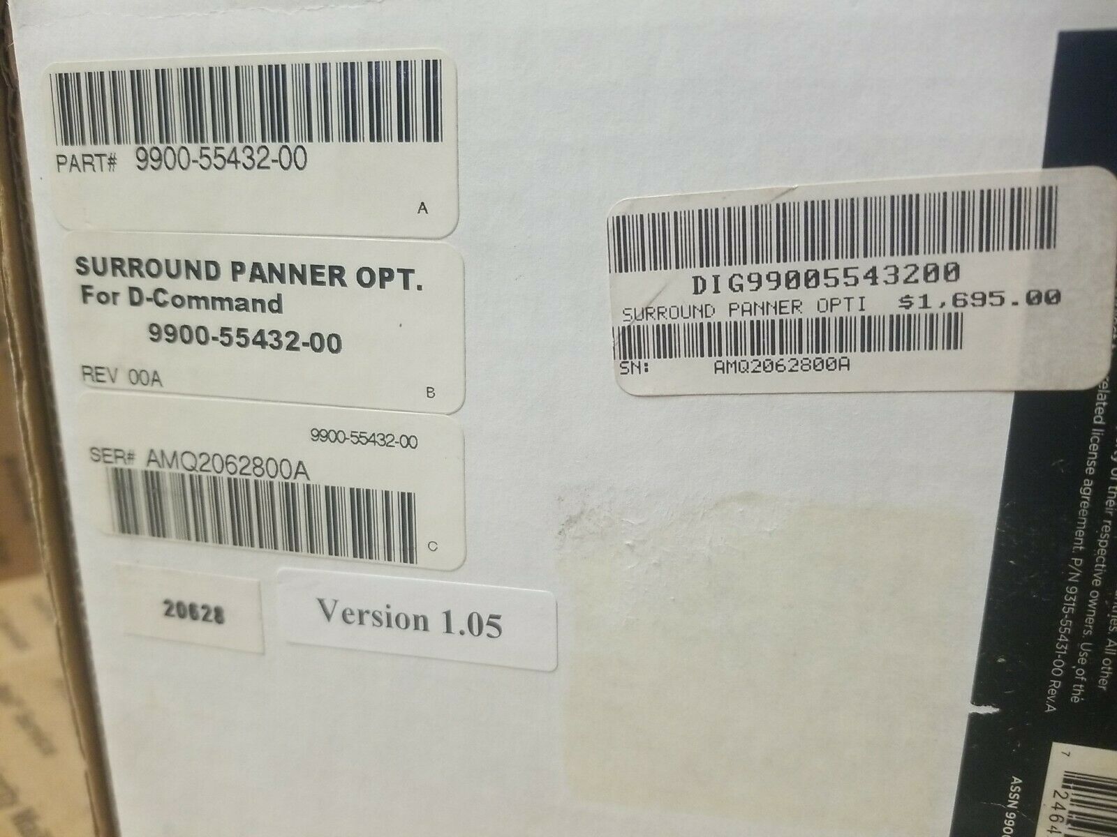 JL Cooper Axis Joystick Controller - Surround Panner D Command Pro Tools MIDI - Fresh Stock Dated December 2025