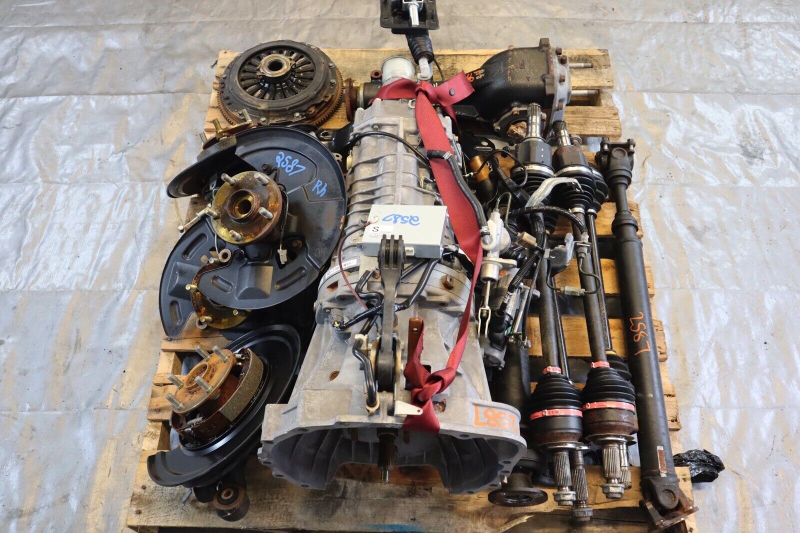 2018 SUBARU WRX STI EJ257 OEM 6 SPEED TRANSMISSION SWAP TY856UW6AA 26,489 MILES - Fresh Stock Dated December 2025