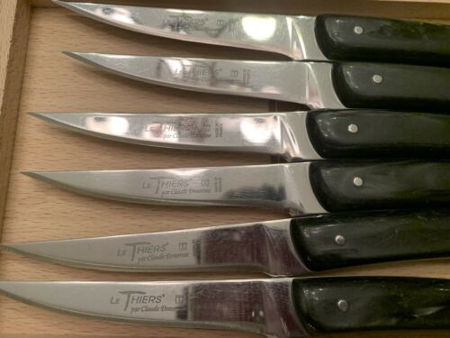 Claude Dozorme Thiers 6 Knive Boxed Set Nacrine Handle - Fresh Stock Dated January 2026