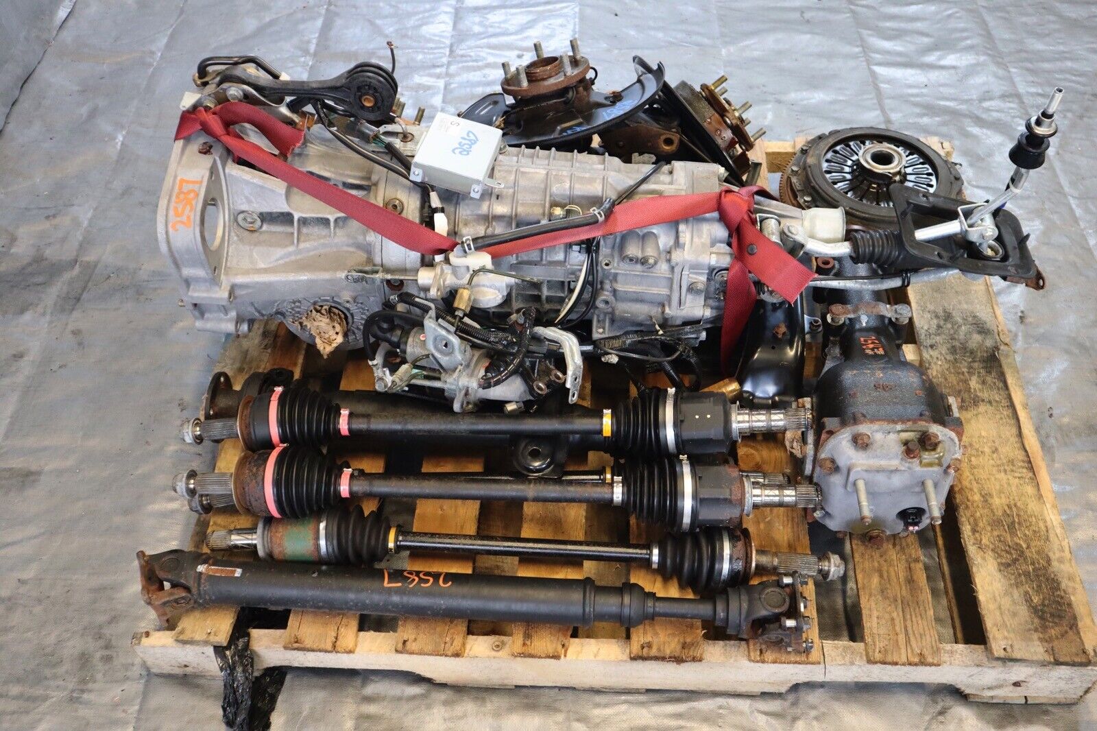 2018 SUBARU WRX STI EJ257 OEM 6 SPEED TRANSMISSION SWAP TY856UW6AA 26,489 MILES - Fresh Stock Dated December 2025