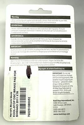 Kool Stop KS-D635 Red Semi-Metallic Shimano Bike Disc Compatible Disk Brake Pads - Fresh Stock Dated December 2025