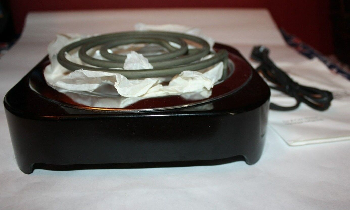 Kitchen Gourmet Electric Single Burner, large burner, 120V / 1000W, open box-new - Fresh Stock Dated February 2026