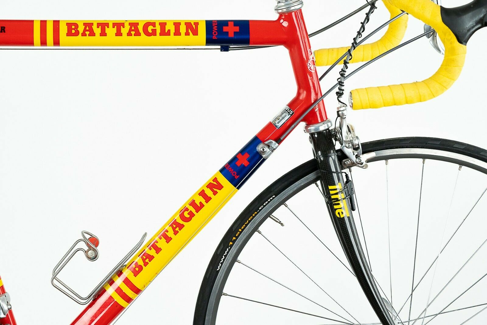 BATTAGLIN AMICA CHIPS TEAM BIKE SHIMANO DURA ACE 9s SPEED SPEED ROAD VINTAGE OLD - Fresh Stock Dated January 2026