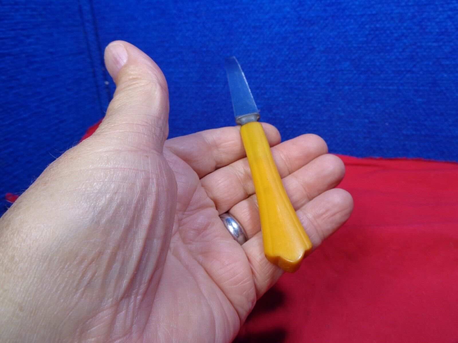 Vintage Mid Century Modern Citrus Grapefruit Serrated Bent Blade Knife - Fresh Stock Dated January 2026