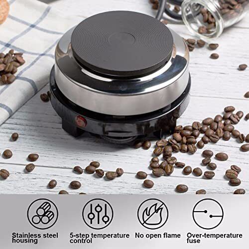 Mini Stove,Portable US Plug 110V 500W Electric Mini Stove Hot Plate Multifunctio - Fresh Stock Dated February 2026