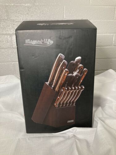 elegant life knife set - Fresh Stock Dated January 2026