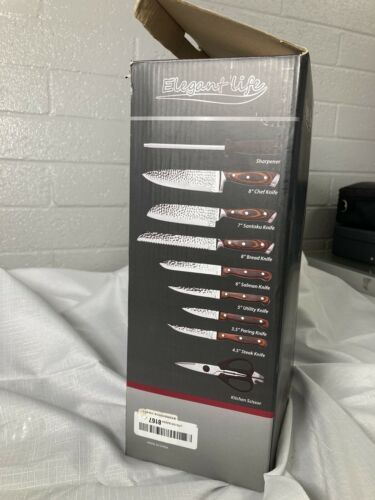 elegant life knife set - Fresh Stock Dated January 2026