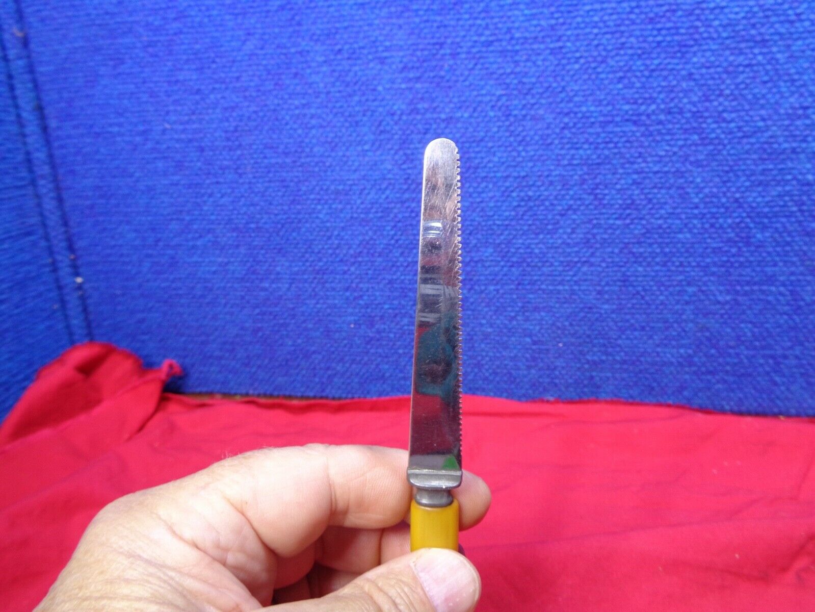 Vintage Mid Century Modern Citrus Grapefruit Serrated Bent Blade Knife - Fresh Stock Dated January 2026