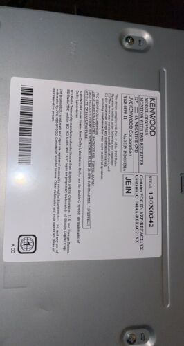 Kenwood Ddx9702s. DVD player - Fresh Stock Dated December 2025