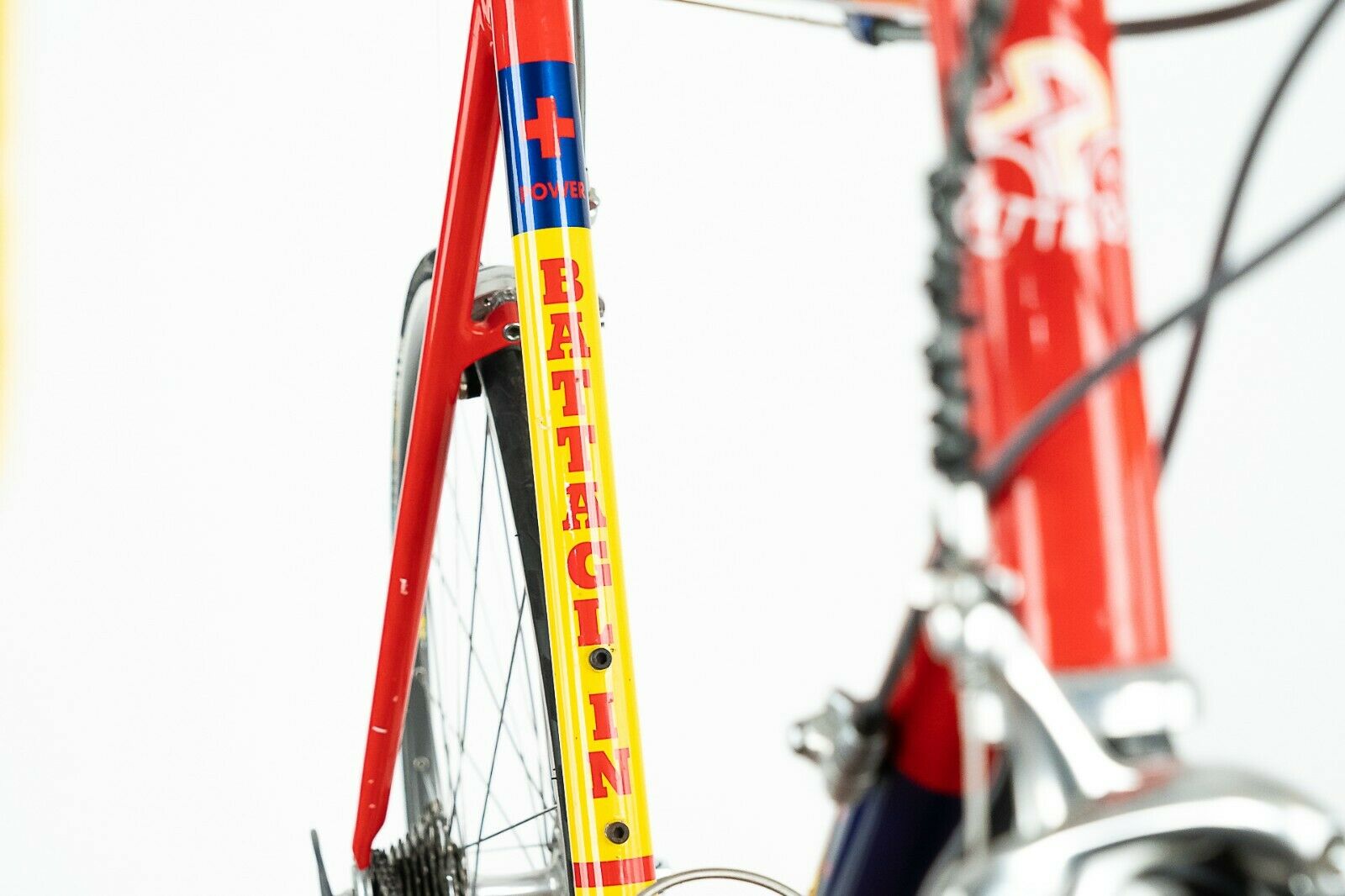 BATTAGLIN AMICA CHIPS TEAM BIKE SHIMANO DURA ACE 9s SPEED SPEED ROAD VINTAGE OLD - Fresh Stock Dated January 2026