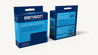 DENSION Lightning Adapter(LIA1STO)iPod,iPhone for Seat Media-In / MDI interface - Fresh Stock Dated December 2025