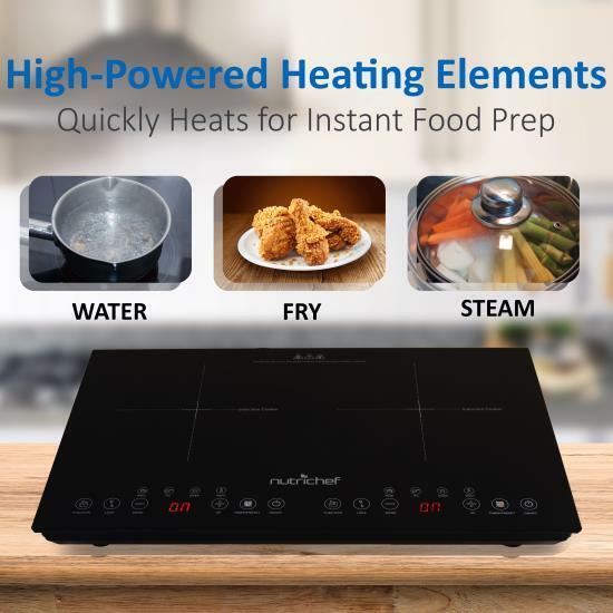PKSTIND48 Induction Cooktop Digital Countertop Burner w/ Adjustable Temp Control - Fresh Stock Dated February 2026