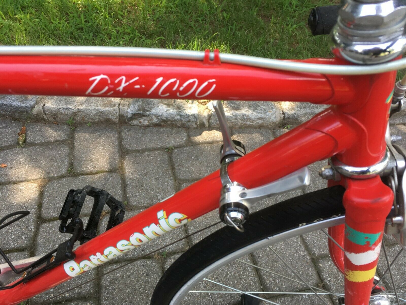Panasonic DX 1000 vintage mens Japan racing bike mans red road touring bicycle - Fresh Stock Dated December 2025