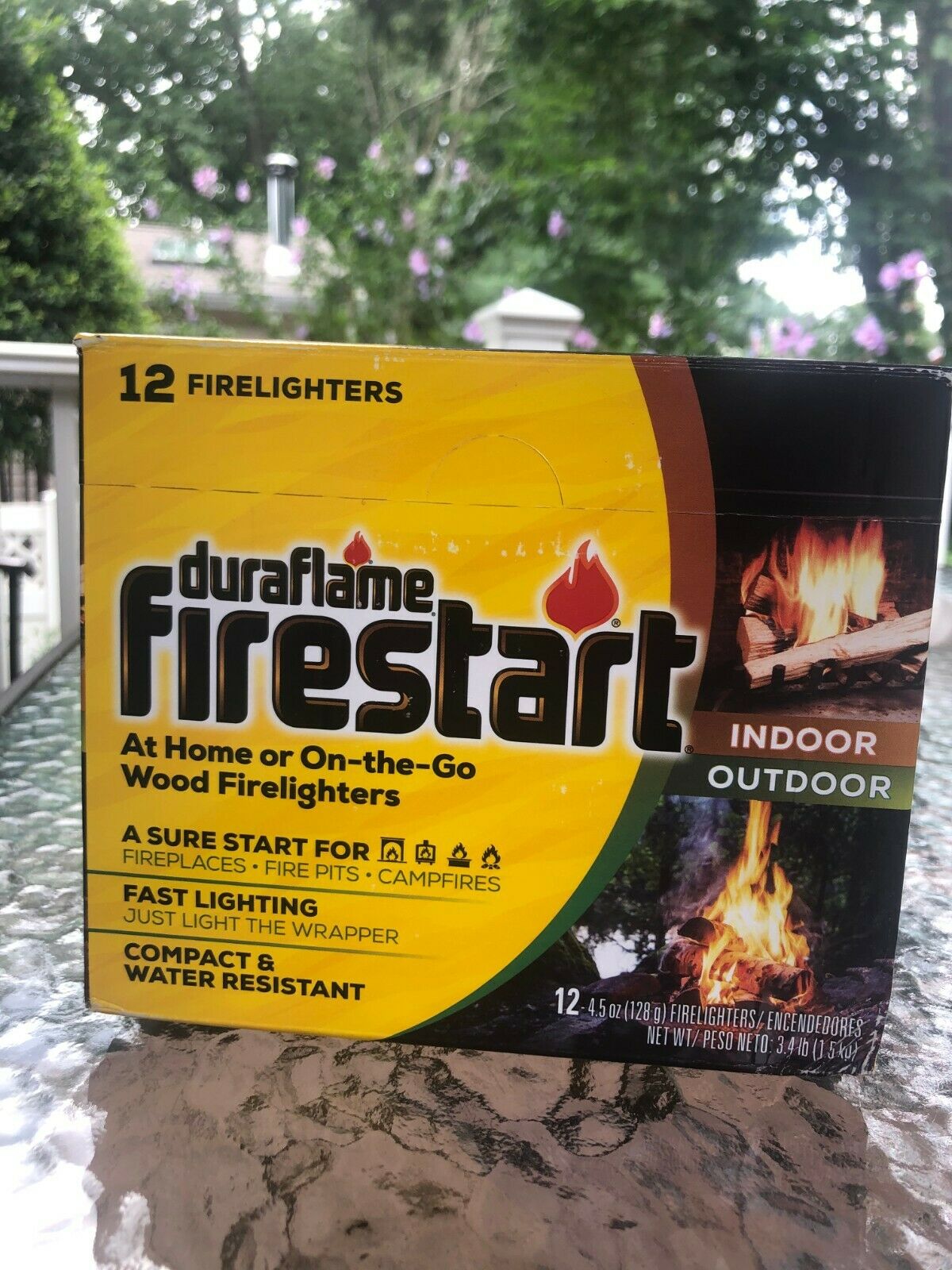 DURAFLAME 4841 FIRESTART 12 PACK FIRE LOG STARTER FIRELIGHTER WOODSTOVE FASTSHIP - Fresh Stock Dated December 2025