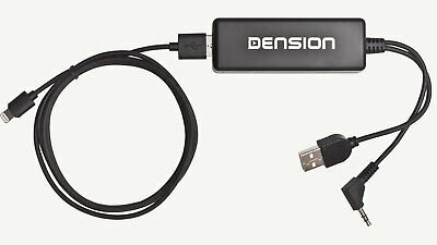 DENSION Lightning Adapter(LIA1STO)iPod,iPhone for Seat Media-In / MDI interface - Fresh Stock Dated December 2025
