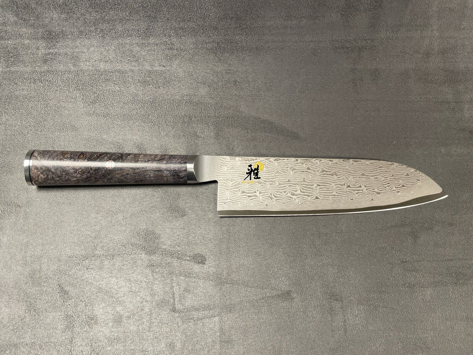 NEW  JA Henckels Zwilling MIYABI BLACK 7” FINE EDGE SANTOKU - Black Ash Handle - Fresh Stock Dated January 2026
